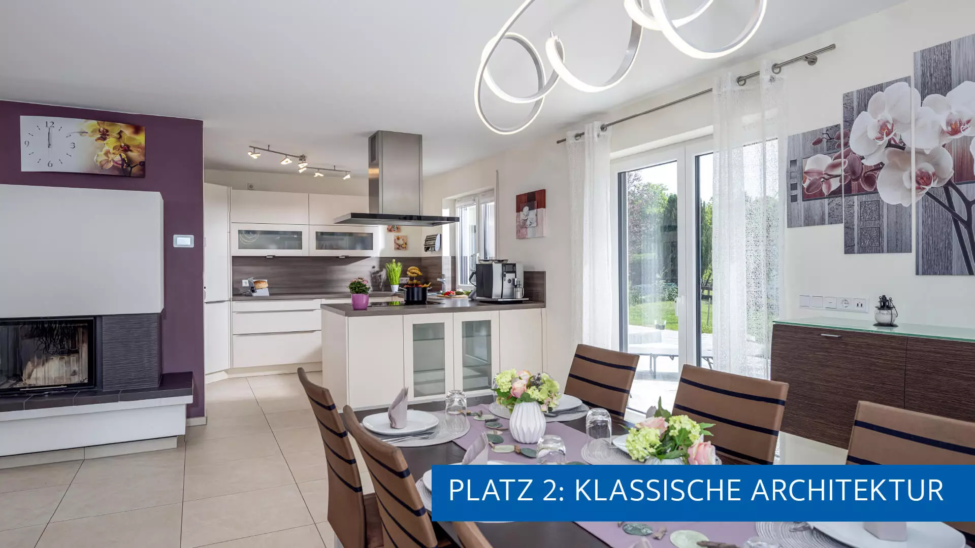 Essbereich und Küche von Haus Falkenberg