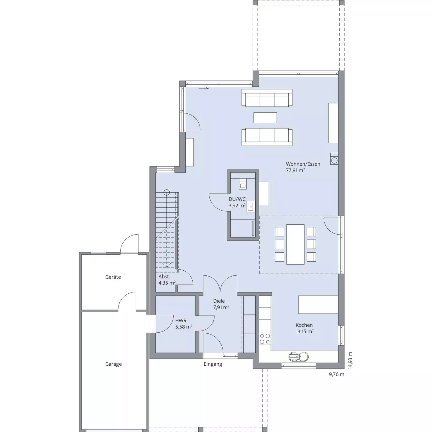 Haus Hildebrand Grundriss