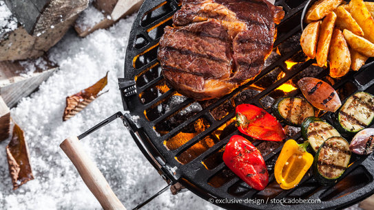 Grillen im Winter