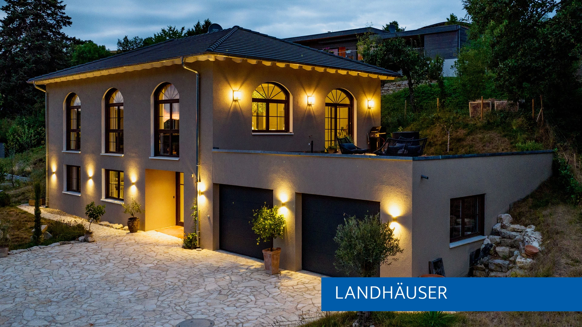 Kundenhaus Familie Hellmann von BAUMEISTER-HAUS ist in der Kategorie Landhäuser bei den Hausbau Design Awards 2025 nominiert
