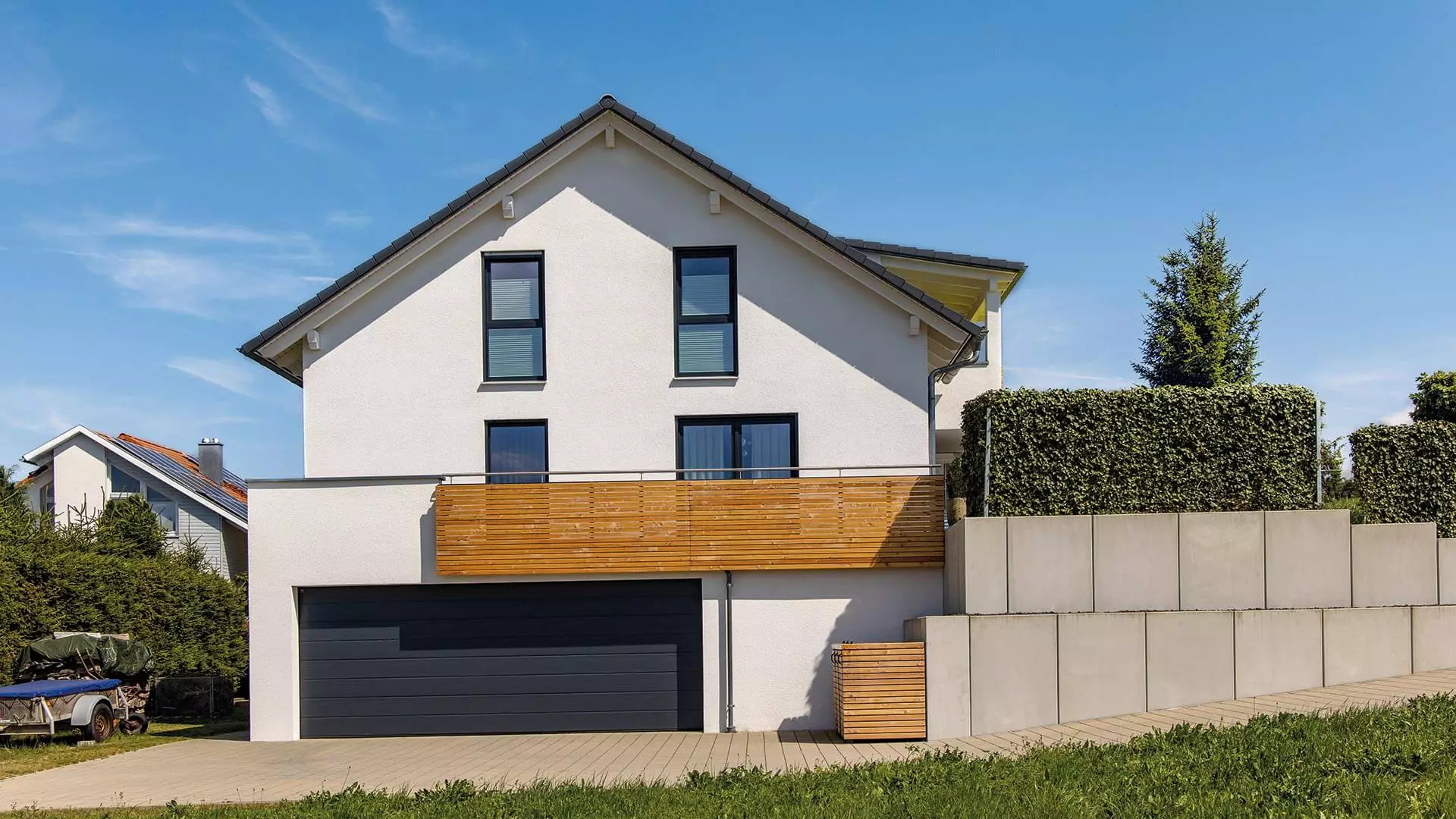 Das Familienhaus Echterkamp von BAUMEISTER-HAUS ist nominiert. (Foto: © BAUMEISTER-HAUS)