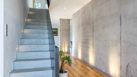 Betontreppe Haus Zimdal