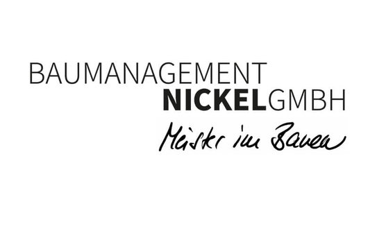 Logo Baumanagement Nickel GmbH „Meister im Bauen“