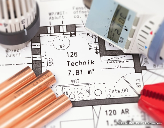 Haustechnik (© BERLINSTOCK / Fotolia.com)