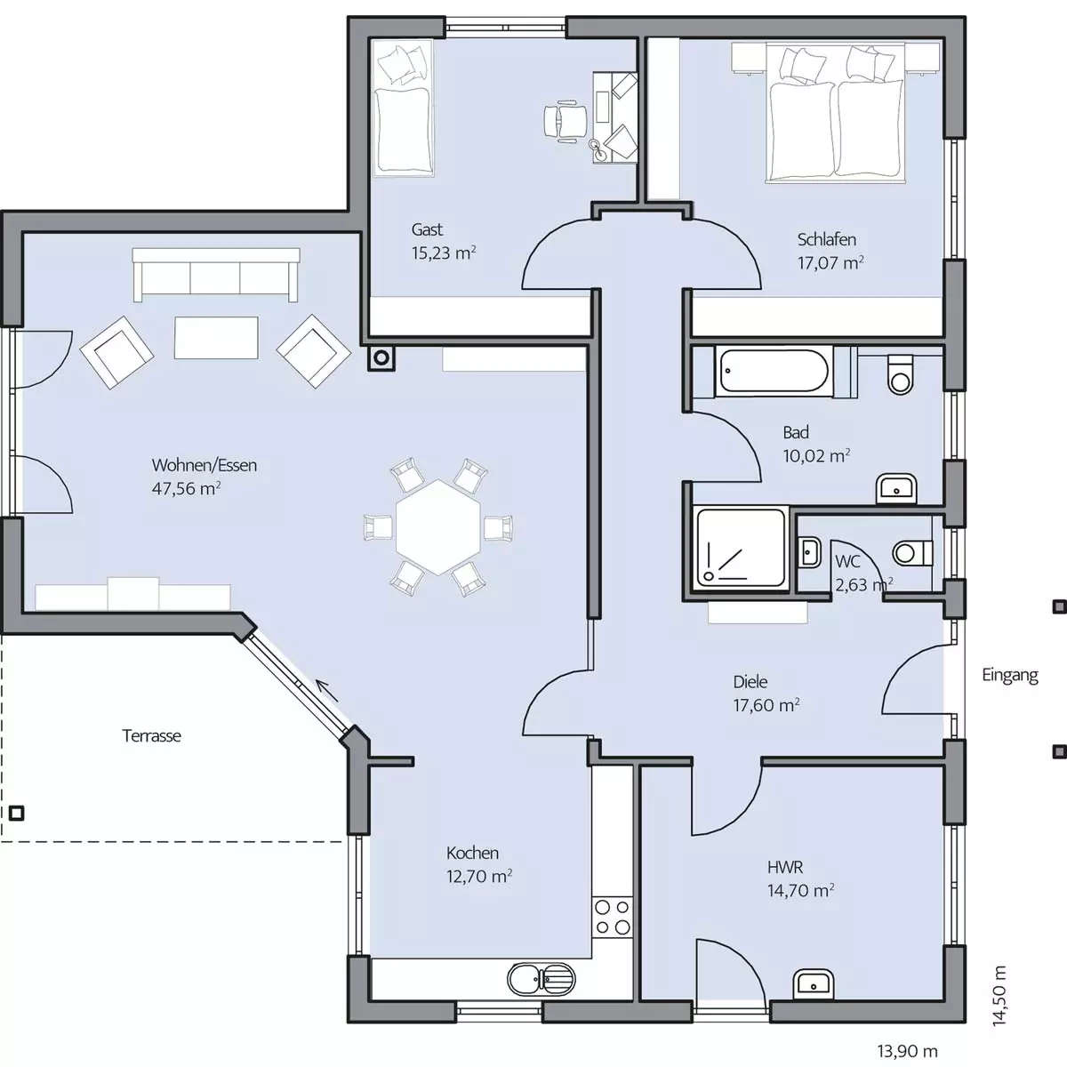 Haus Ipsen Grundriss