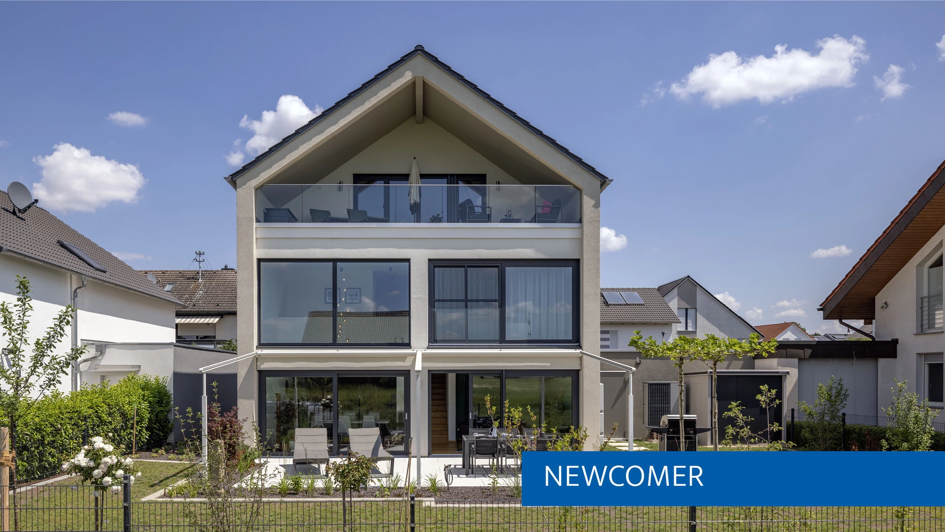 Kundenhaus Familie Cohnen von BAUMEISTER-HAUS ist in der Kategorie Newcomer bei den Hausbau Design Awards 2025 nominiert