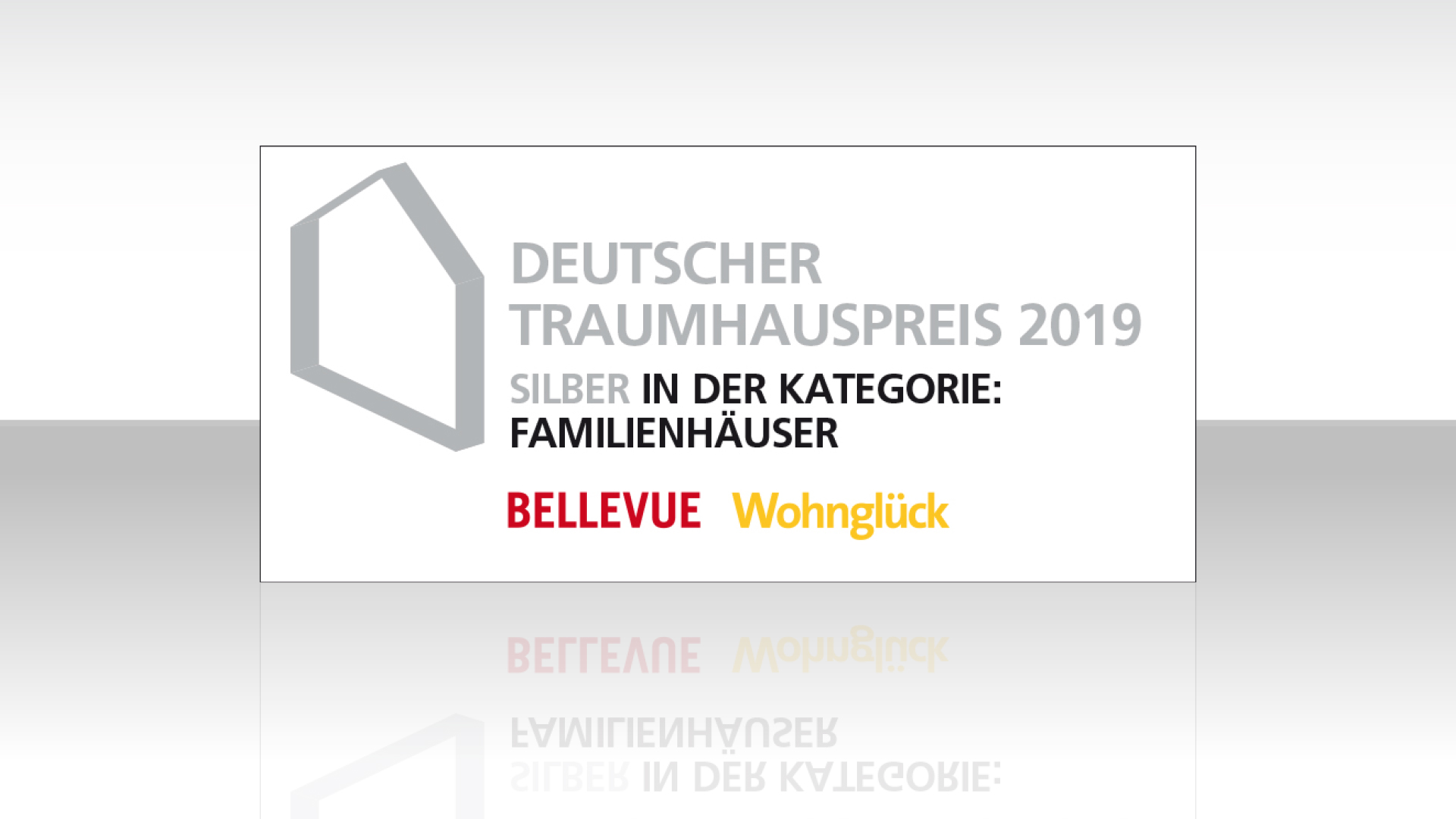Haus Poschmann von BAUMEISTER-HAUS erreicht Silber beim Deutschen Traumhauspreis 2019. 