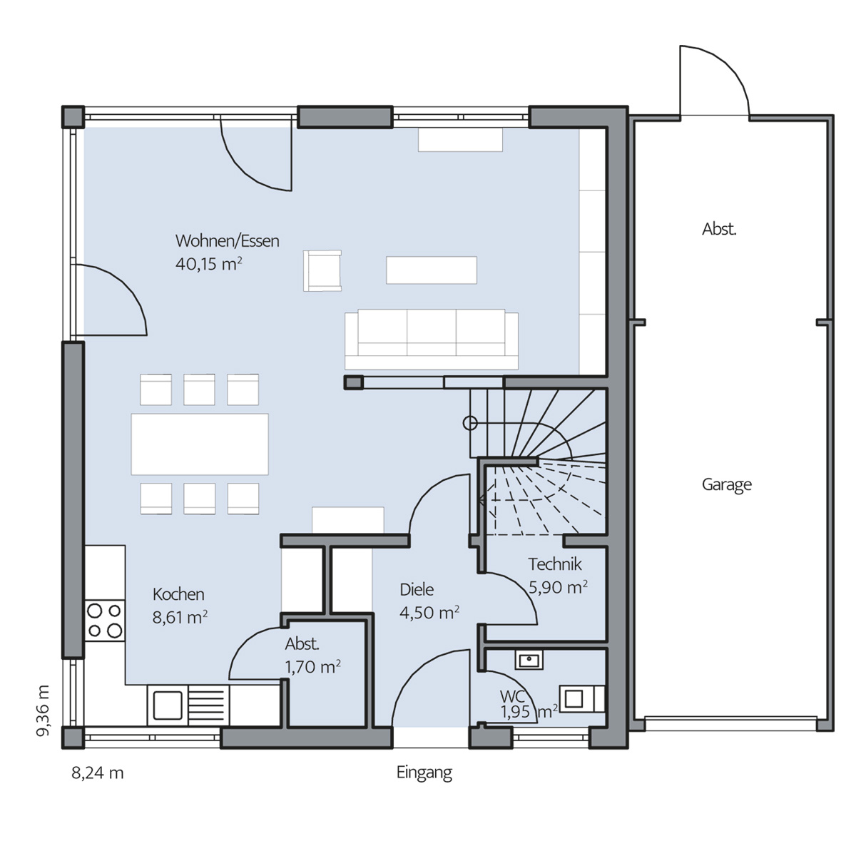 Haus escher erdgeschoss