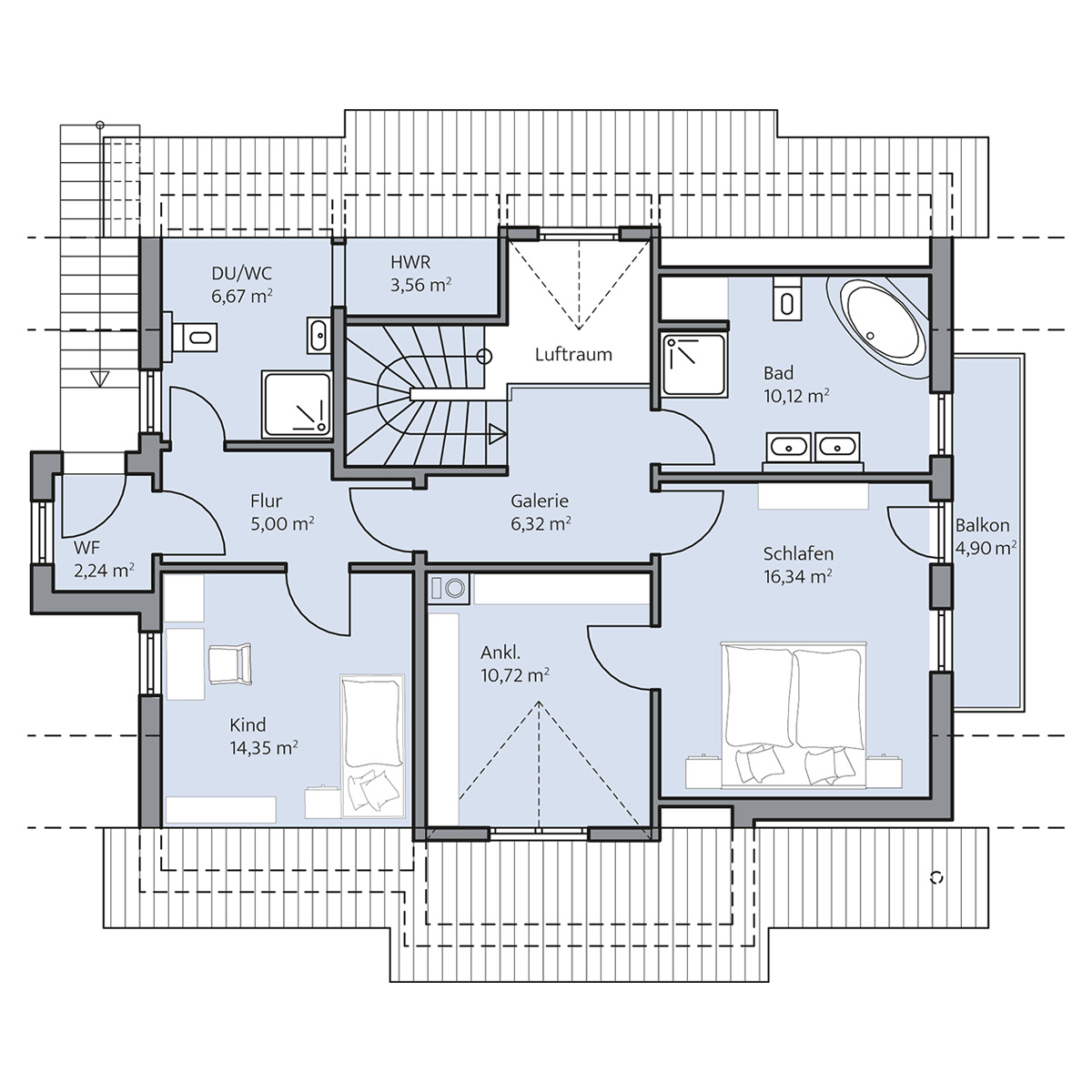 Haus gerber dachgeschoss
